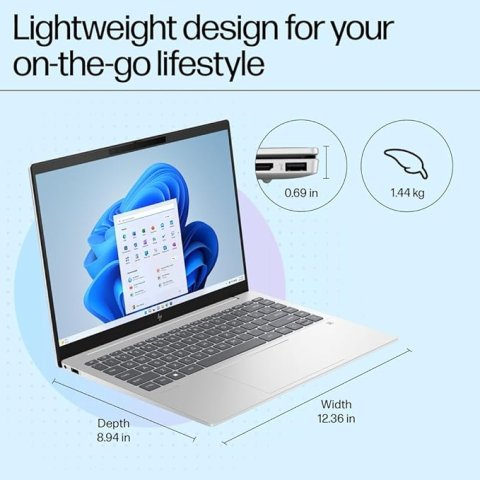 HP Pavilion Plus 14 Laptop, i5 13th Gen, 16GB, 512GB, Iris Xe